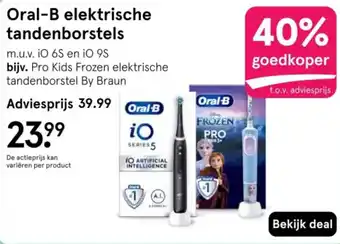 Etos Oral B elektrische tandenborstels aanbieding
