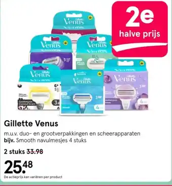 Etos Gillette Venus aanbieding