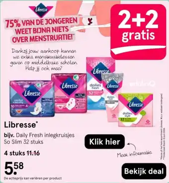 Etos Libresse aanbieding