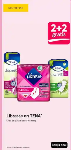 Etos Libresse en TENA aanbieding