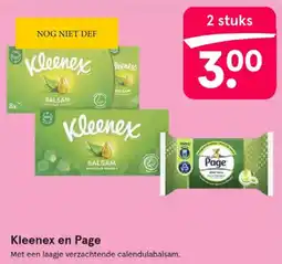Etos Kleenex en Page aanbieding