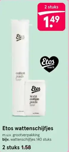 Etos Etos wattenschijfjes aanbieding