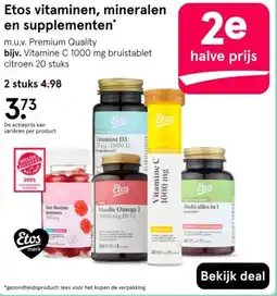 Etos Etos vitaminen, mineralen en supplementen aanbieding