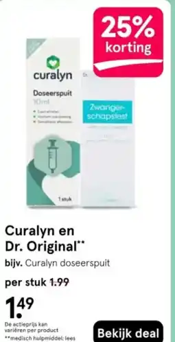 Etos Curalyn en Dr. Original aanbieding