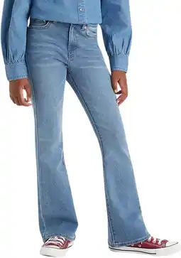 Amazon Levi's Lvg 726 High Rise Flare Jeans voor meisjes, Schone vakantie, 16 Jaar aanbieding