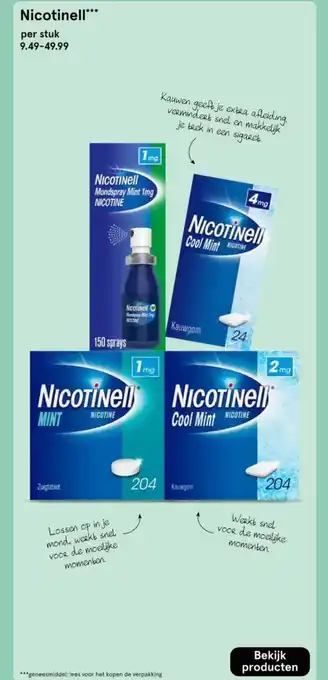 Etos Nicotinell aanbieding