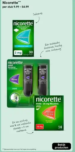 Etos Nicorette aanbieding