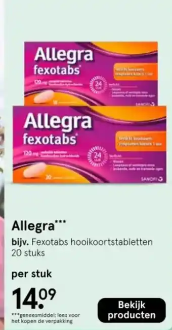 Etos Allegra aanbieding