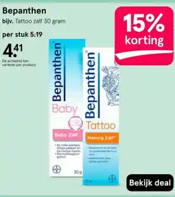 Etos Bepanthen aanbieding