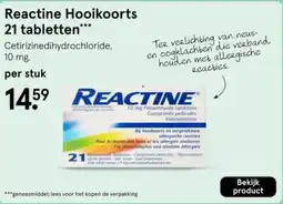 Etos Reactine Hooikoorts 21 tabletten aanbieding