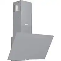Bol.com Wiggo WE-A641G(G)- Schuine Afzuigkap - 60cm - Grijs Glas aanbieding