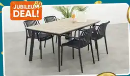 Van der Garde tuinmeubelen Stripe Vigo tuinset aanbieding