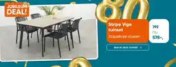 Van der Garde tuinmeubelen Stripe Vigo tuinset aanbieding