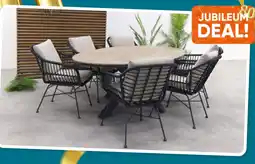Van der Garde tuinmeubelen Margriet Edison tuinset aanbieding