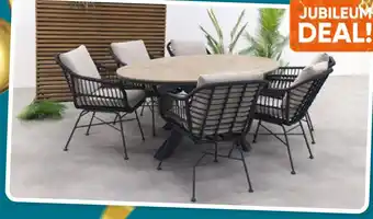 Van der Garde tuinmeubelen Margriet Edison tuinset aanbieding