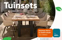 Van der Garde tuinmeubelen Hartman Heron Le Soleil tuinset aanbieding