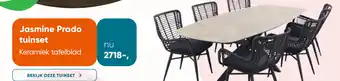 Van der Garde tuinmeubelen Jasmine Prado tuinset aanbieding
