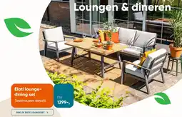 Van der Garde tuinmeubelen Elati lounge dining set aanbieding