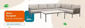 Van der Garde tuinmeubelen Sierra loungeset aanbieding