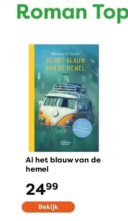 The Read Shop Al het blauw van de hemel aanbieding