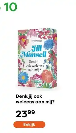 The Read Shop Denk jij ook weleens aan mij? aanbieding