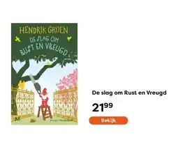 The Read Shop De slag om Rust en Vreugd aanbieding