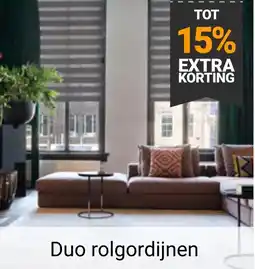 Raamdecoratie.com Duo rolgordijnen aanbieding
