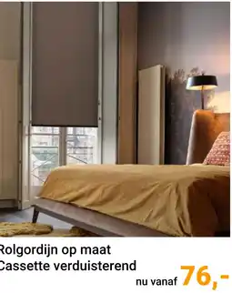 Raamdecoratie.com Rolgordijn op maat Cassette verduisterend aanbieding