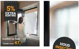 Raamdecoratie.com Inzethor op maat aanbieding