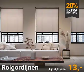 Raamdecoratie.com Rolgordijnen aanbieding