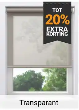 Raamdecoratie.com Transparant aanbieding