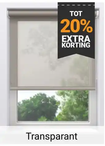 Raamdecoratie.com Transparant aanbieding
