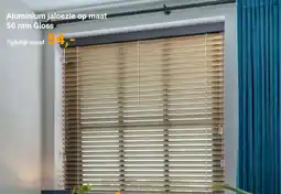 Raamdecoratie.com Aluminium jaloezie op maat 50 mm Gloss aanbieding