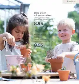 Prenatal Little Dutch tuingereedschap aanbieding