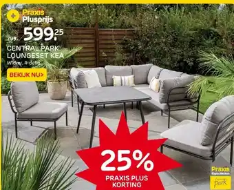 Praxis CENTRAL PARK LOUNGESET KEA aanbieding