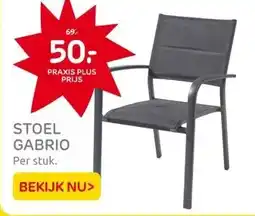 Praxis STOEL GABRIO aanbieding