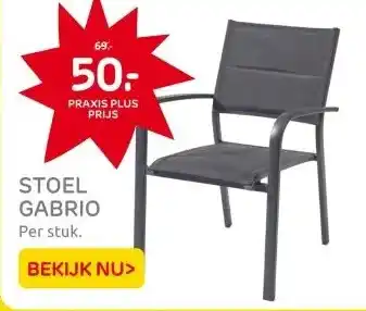 Praxis STOEL GABRIO aanbieding