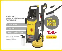 Praxis STANLEY HOGEDRUKREINIGER SXPW24BX aanbieding