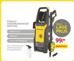 Praxis STANLEY HOGEDRUKREINIGER SXPW19B aanbieding