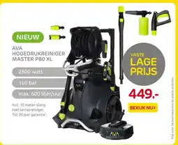 Praxis AVA HOGEDRUKREINIGER MASTER P80 XL aanbieding