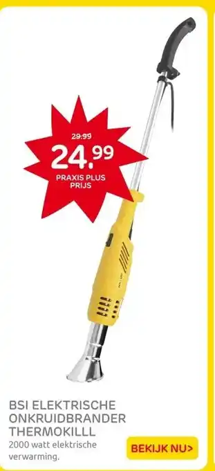 Praxis BSI ELEKTRISCHE ONKRUIDBRANDER THERMOKILLL aanbieding