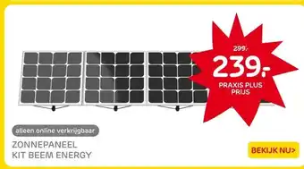 Praxis ZONNEPANEEL KIT BEEM ENERGY aanbieding