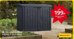 Praxis KETER OPBERGBOX STORE IT OUT MAX aanbieding