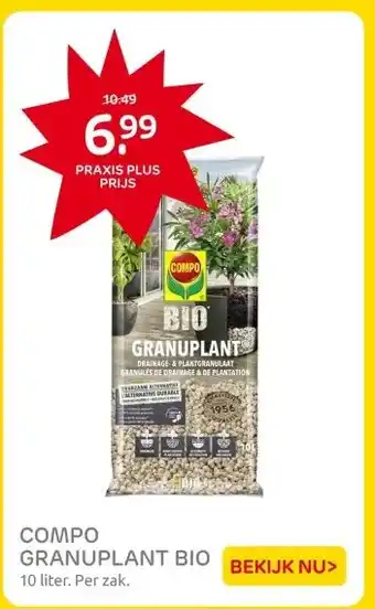 Praxis COMPO GRANUPLANT BIO aanbieding