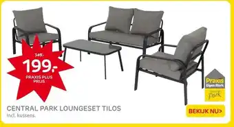 Praxis CENTRAL PARK LOUNGESET TILOS aanbieding