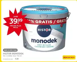 Praxis HISTOR MONODEK aanbieding