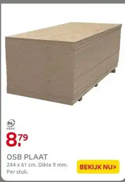 Praxis OSB PLAAT aanbieding