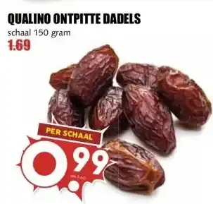 MCD Supermarkt QUALINO ONTPITTE DADELS aanbieding