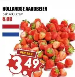 MCD Supermarkt HOLLANDSE AARDBEIEN aanbieding