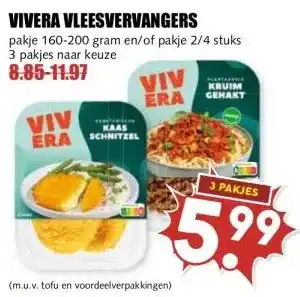 MCD Supermarkt VIVERA VLEESVERVANGERS aanbieding